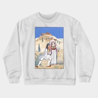 Greece, 19th Century, the flute of Pan Crewneck Sweatshirt